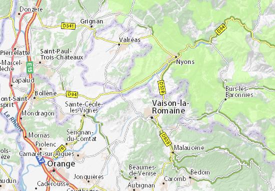 Mapa Villedieu