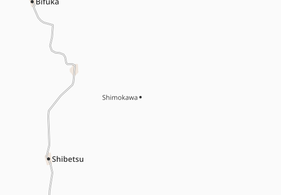 Karte Stadtplan Shimokawa