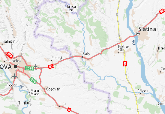 Karte Stadtplan Balş