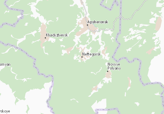 Karte Stadtplan Neftegorsk