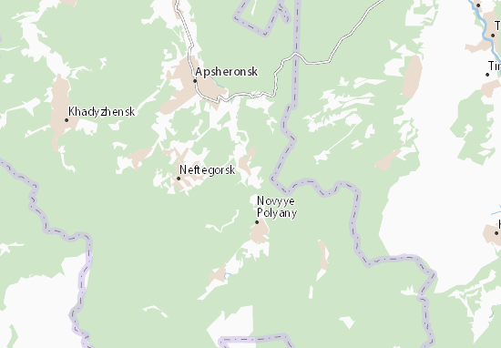 Kaart Plattegrond Shirvanskaya