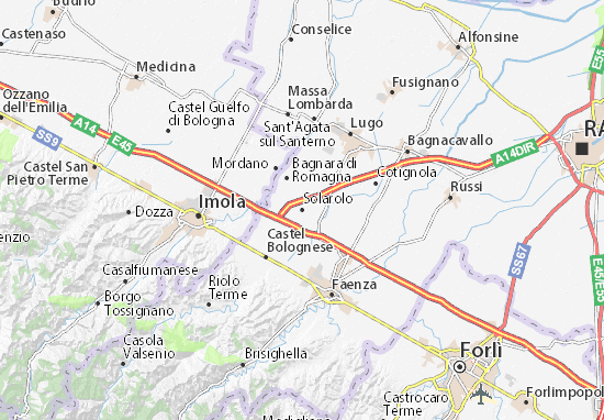 Solarolo Map