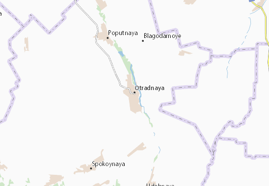 Kaart Plattegrond Otradnaya