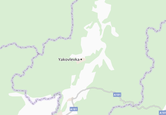 Mapa Yakovlevka