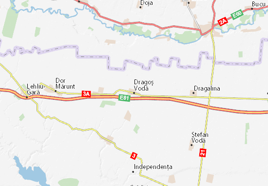 Karte Stadtplan Dragoş Vodă