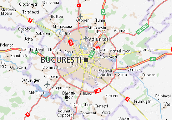 Kaart Plattegrond Bucureşti