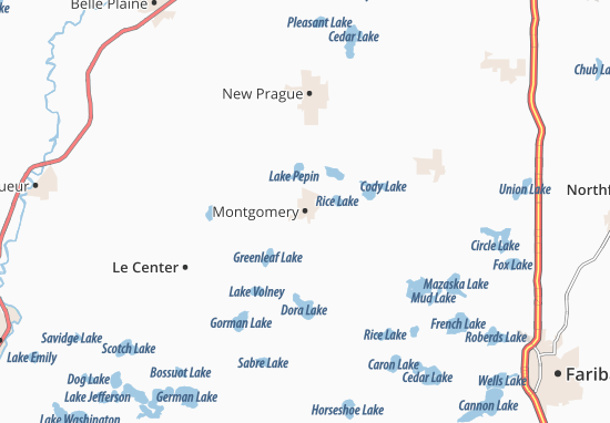 Karte Stadtplan Montgomery