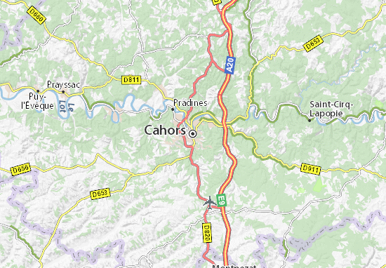 Cahors Map
