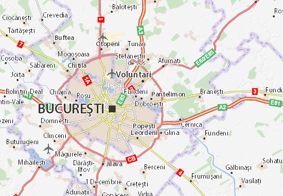 Karte Stadtplan Dobroeşti
