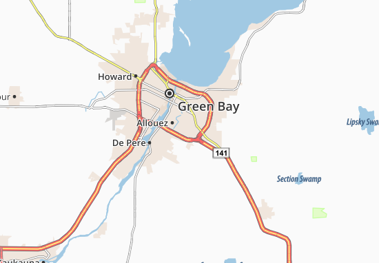 Bellevue Town Map