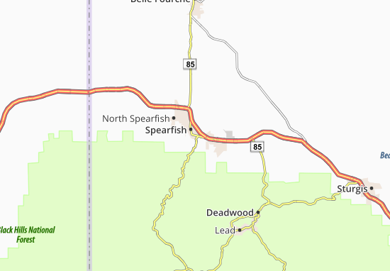 Spearfish Map
