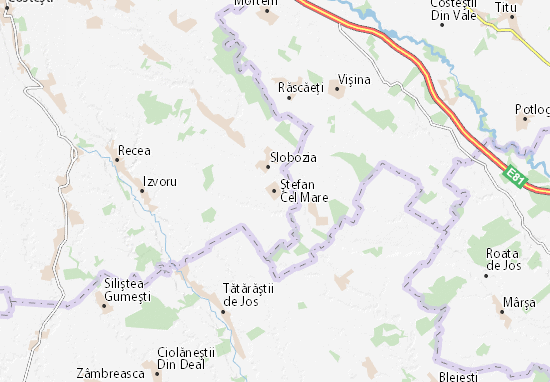 Karte Stadtplan Ştefan Cel Mare