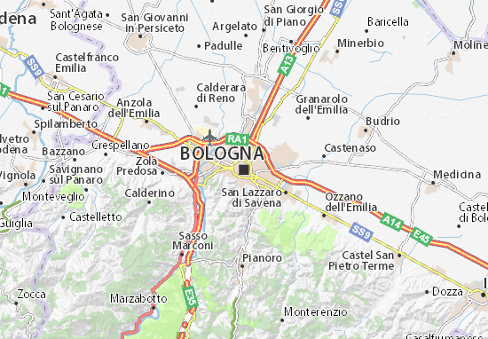Mapas-Planos Bologna