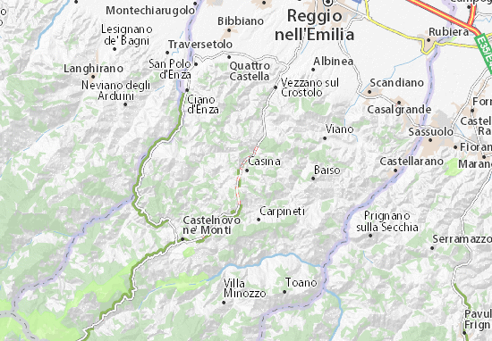Karte Stadtplan Casina