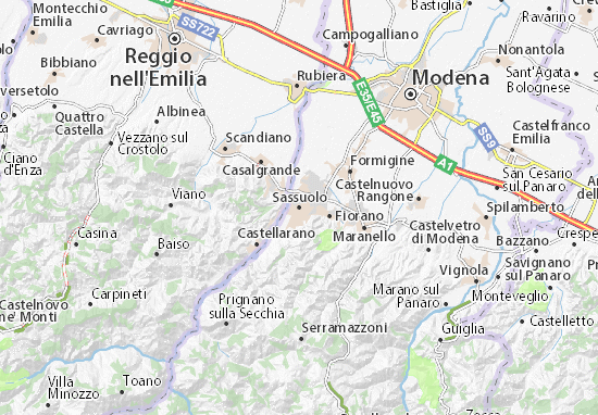 Mapas-Planos Sassuolo