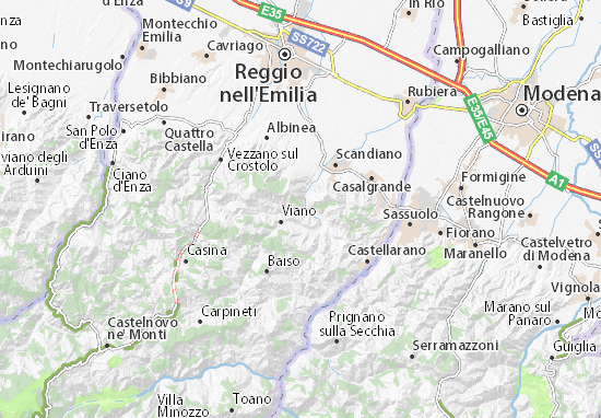 Karte Stadtplan Faggiano