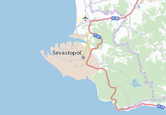 Mapa Sevastopol&#x27;