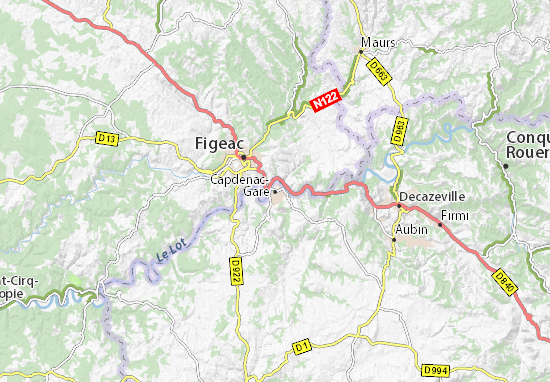 Capdenac-Gare Map