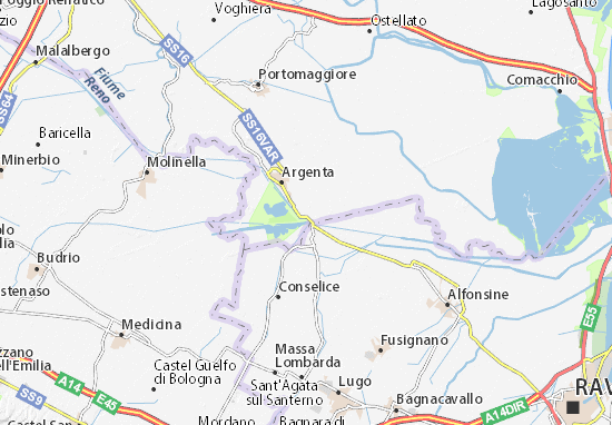 Karte Stadtplan San Biagio