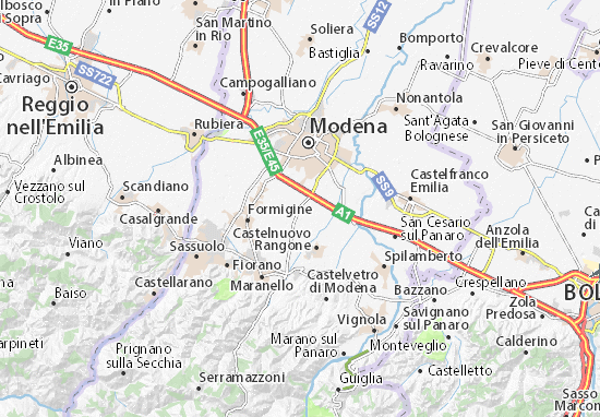 Karte Stadtplan San Martino di Mugnano