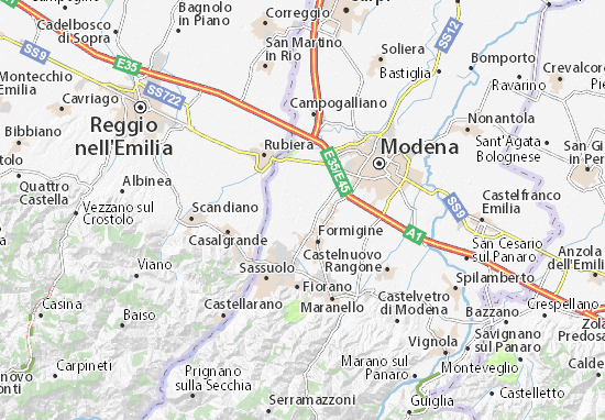 Karte Stadtplan Corleto