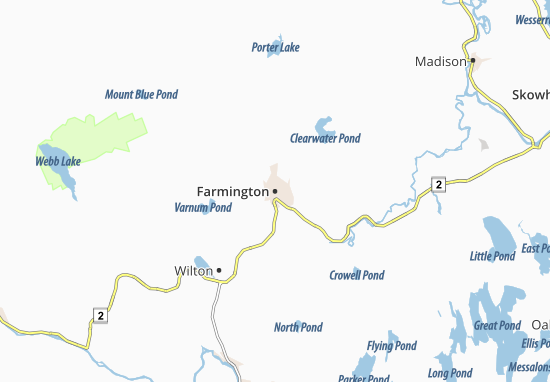 Mapa Farmington
