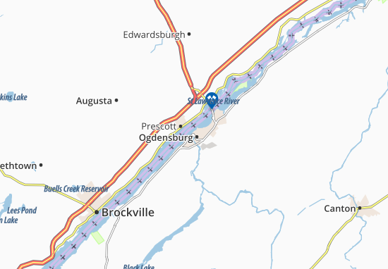 Ogdensburg Map