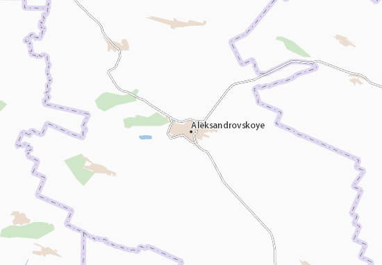Mapa Aleksandrovskoye