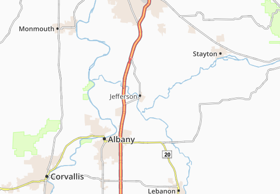 Kaart Plattegrond Jefferson