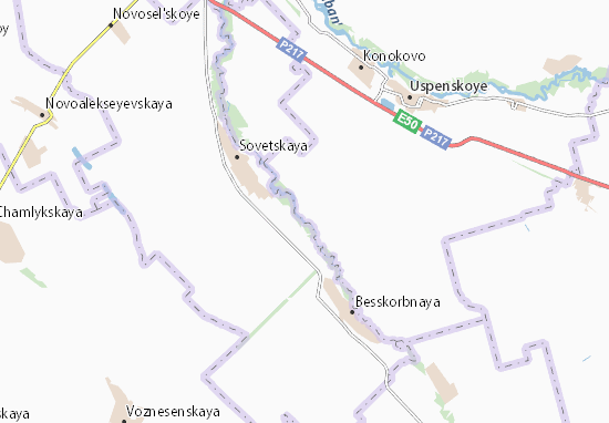 Karte Stadtplan Urupskiy