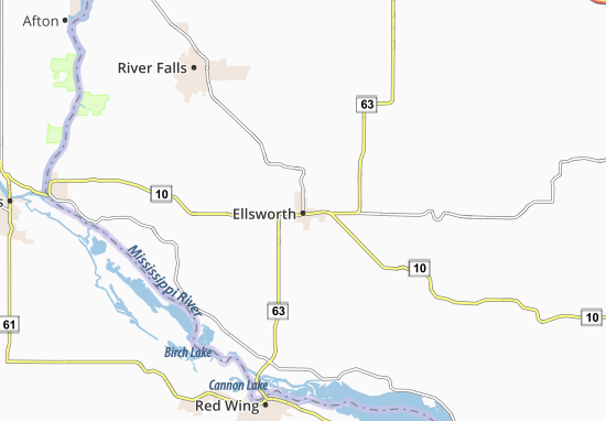 Mapa Ellsworth