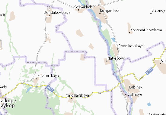 Karte Stadtplan Unarokovo