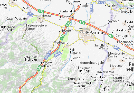 Karte Stadtplan Collecchio