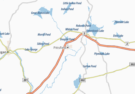 Karte Stadtplan Pittsfield