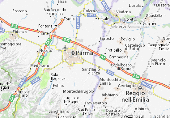 Karte Stadtplan Casello