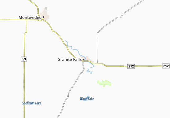 Mapa Granite Falls