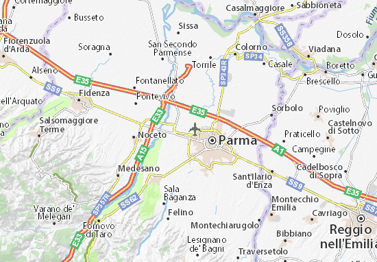 Karte Stadtplan La Palazzina
