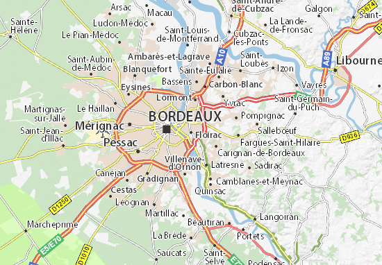 Mapa Floirac