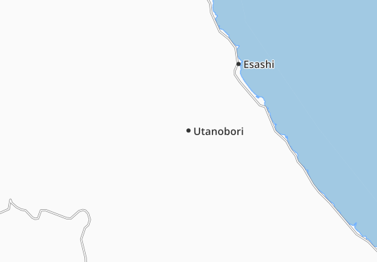 Kaart Plattegrond Utanobori