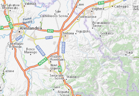 Karte Stadtplan Villaromagnano