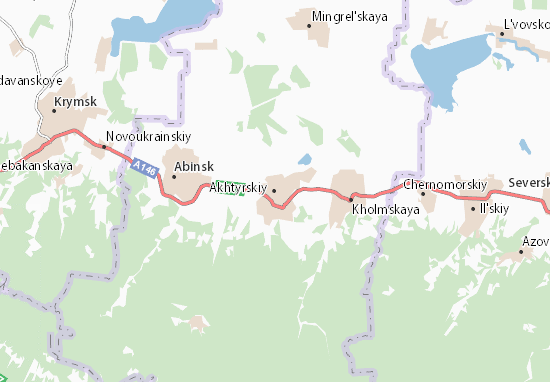 Akhtyrskiy Map