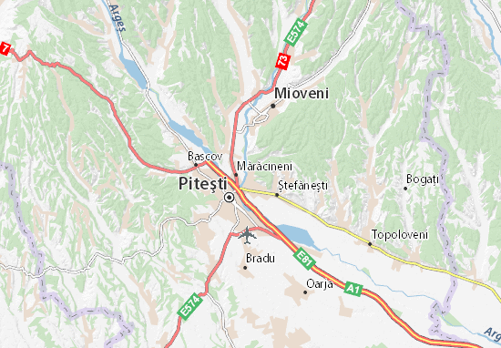 Mappe-Piantine Valea Mare-Podgoria