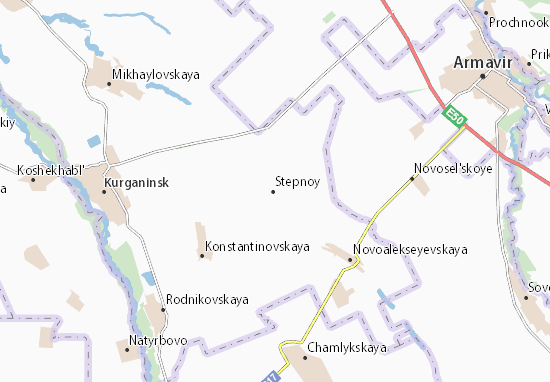 Karte Stadtplan Stepnoy
