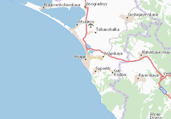 Anapa Map