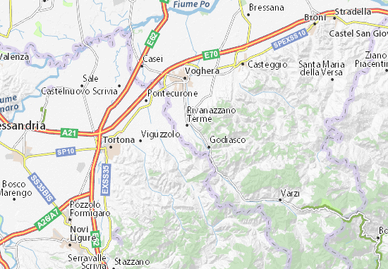 Karte Stadtplan Salice Terme