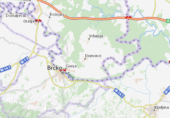 Karte Stadtplan Drenovci
