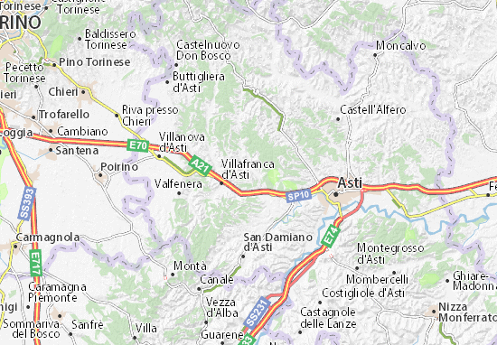 Castellero Map