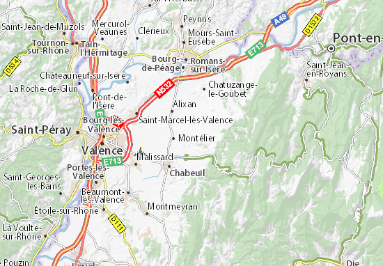 Mapa Saint-Didier-de-Charpey