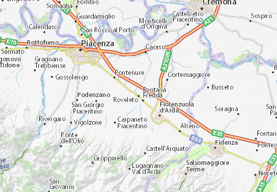 Roveleto Map
