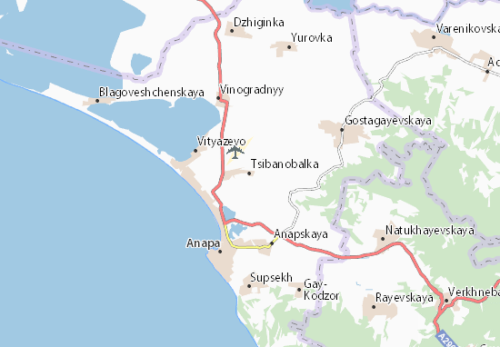 Tsibanobalka Map